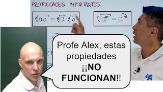 PROPIEDADES DE LA RADICACIÓN QUE NO SABEN LOS 'PROFESORES'. Matemáticas Básicas