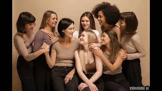 Group Of Women Kissing Pt3