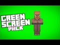 Top 14 Minecraft Green Screen Animations | Green Screen Pack Download📥