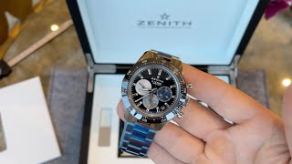 Распаковка 4K и обзор Zenith Chronomaster Sport, новинка 2021 года, арт. 03.3100.3600/21.M3100 TDE