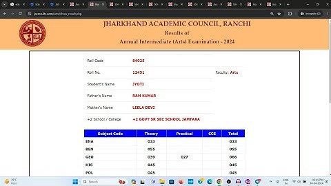 JAC 12th Result 2024 Kaise Dekhe ? How To Check JAC 12th Result 2024