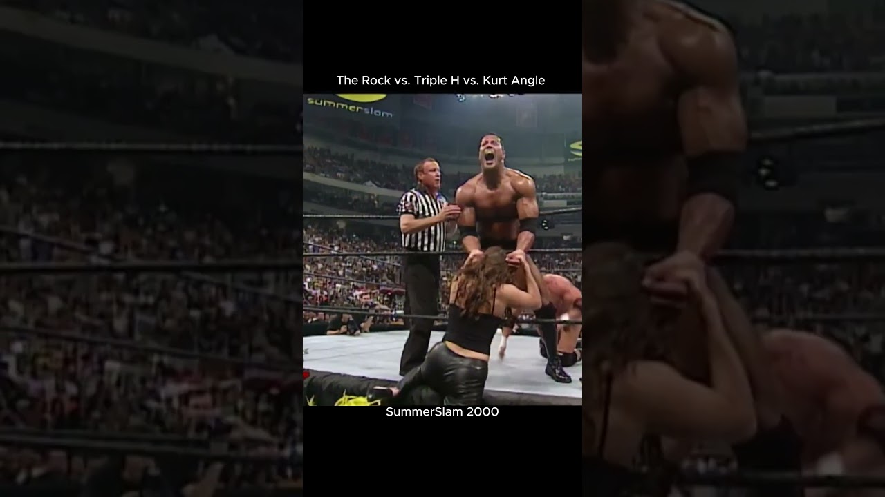 Рок против Трипл Эйча против Курта Энгла на SummerSlam 2000 