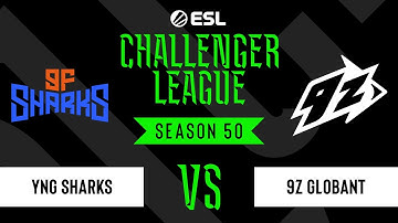 LIVE: YNG Sharks vs 9z Globant - ESL Challenger League - Season 50 SA