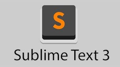Sublime Text dasturini o