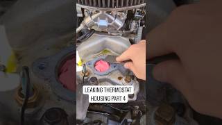 LEAKING THERMOSTAT HOUSING P4#reels #shorts #c10 #truck #chevy #smallblock #leak #fyp #foryou LEAKING THERMOSTAT HOUSING P4#reels #shorts #c10 #truck #chevy #smallblock #leak #fyp #foryou
