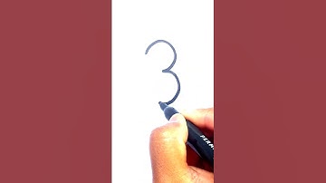 How to Draw a Penguin Using Numbers | Easy Drawing for Kids #drawing #shorts #art