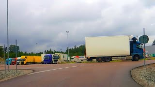 I Went To My FIRST European Truck Stop!
