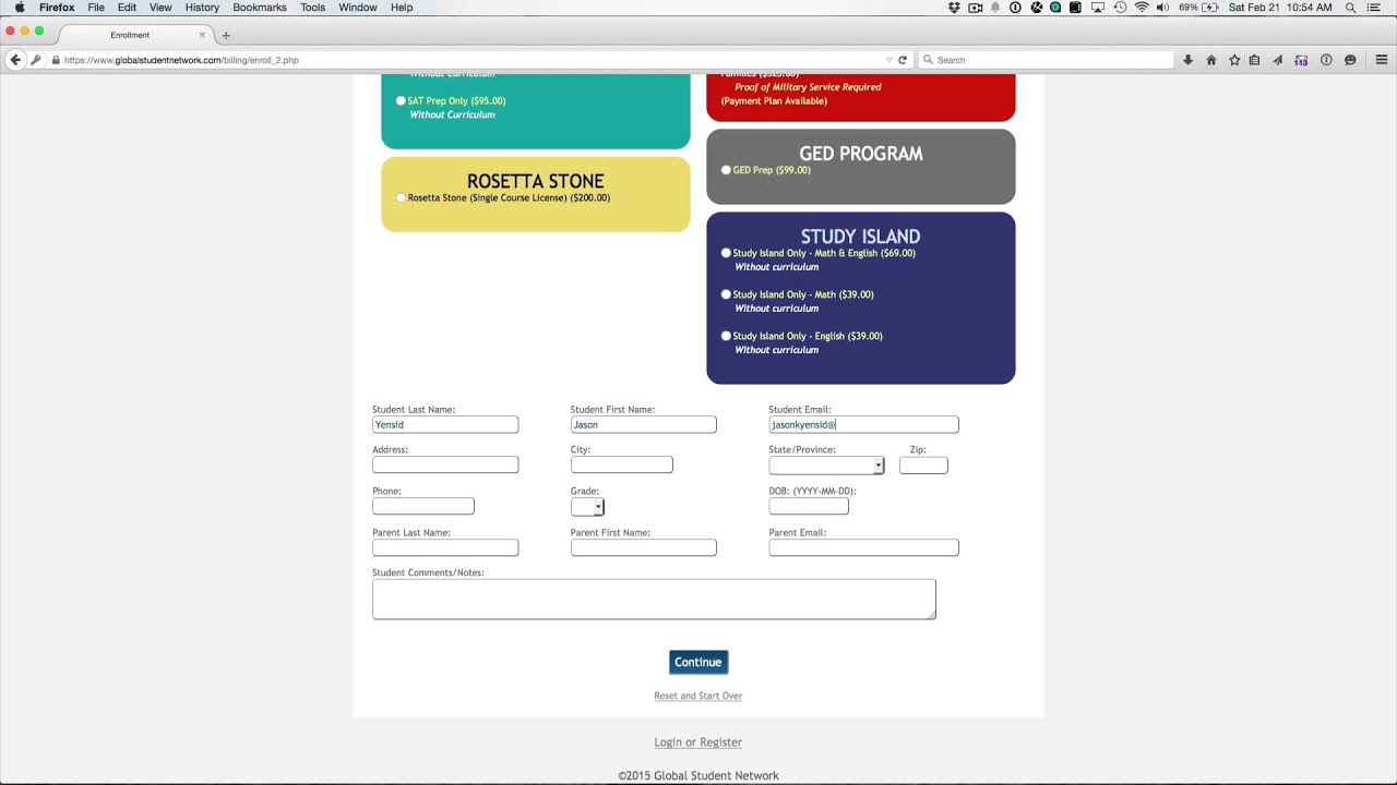 How to Enroll at Global Student Network - YouTube