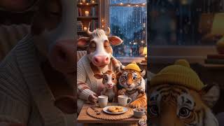 The Sweetest Animal Friendship Story Ever #cartoon #animation #babycow #usacontent #3danimation