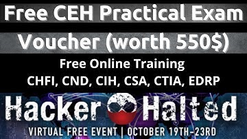 Certified Ethical Hacker Practical Exam Voucher 2020 | Hacker Halted 2020