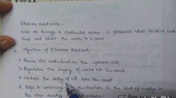 Design of Hydraulic structures Module 1, part 1