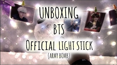[UNBOXING] BTS 방탄소년단  Official Light Stick ARMY Bomb - KPOP HAUL #15