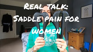 Saddle pain and soreness for women. (Please see updated video linked in the description) screenshot 2