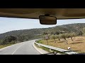 Driving West from Almeida - Portugal