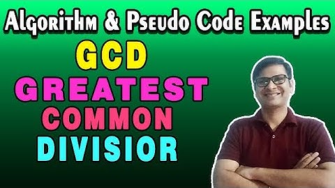 Pseudocode for GCD of two numbers in Python
