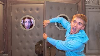 GAME MASTER 24 HOUR OVERNIGHT ESCAPE ROOM CHALLENGE in SECRET HIDEOUT! (Chad Wild Clay goes Missing)