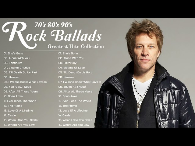 Oldies But Goodies Rock Ballads - Bon Jovi, Bryan Adams, Journey, Joe Lamont, White Lion, Foreigner class=