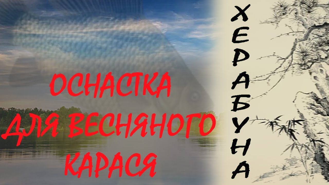 Оснастка для ловлі карася весною.