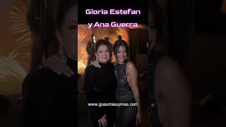 Ana Guerra Y Gloria Estefan Saludándose En Madrid