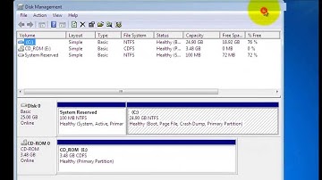 Create Partition Using Disk Management (Windows 7)
