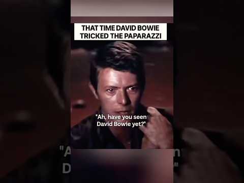 The time David Bowie tricked the paparazzi and made them go away