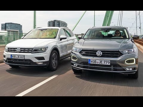 Volkswagen Tiguan Vs Volkswagen T Roc Youtube