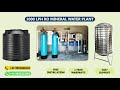 Industrial Reverse Osmosis Plant Manufacturers in Hyderabad, Telangana