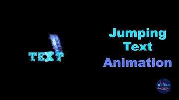 How to Animate Jumping Text Animation using After Effects Tutorial