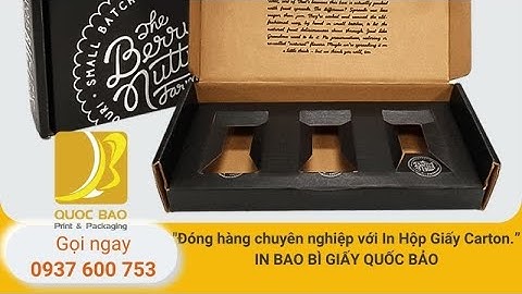 Bảo vệ sản phẩm của bạn: Hộp giấy Carton từ In Bao Bì Quốc Bảo