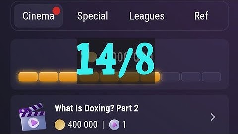 What Is Doxing? Part 2    14 Aug Tap Swap Watch Daily Video Code  | Tapswap New Code Today? 14 Aug