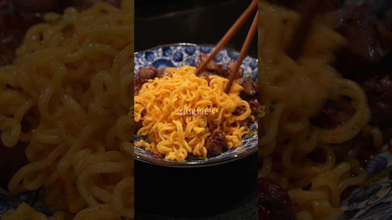 sigma grindset noodles | air fry fridays - YouTube