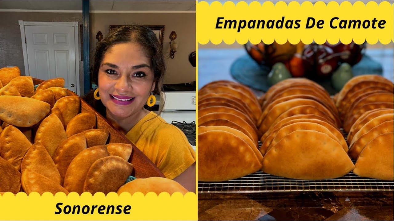 Empanadas Sonorenses (relleno de dulce de camote con piloncillo )