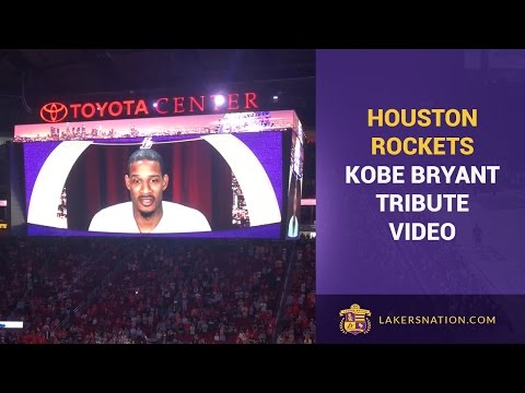 Houston Rockets Kobe Bryant Tribute Video