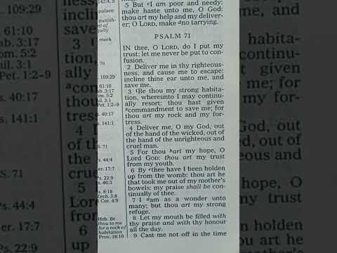 Reading of Psalm