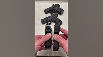 Size Comparison: Glock 26 (15+1) vs Taurus GX4 (13+1)