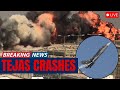 Tejas Fighter Jet Crashes at Dubai Air Show ✈️