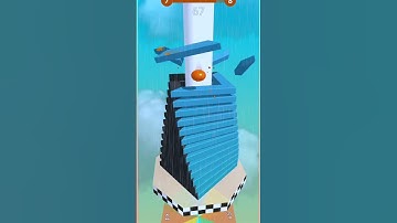 Stackball game#shortsviral#gaming#2millionviews#stackball#relaxing#stackballsolution#hacker☺