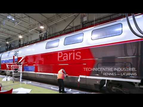 TGV Lyria – Les coulisses du pelliculage d’une rame