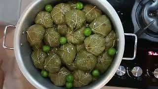 طرز تهیه دلمه برگ مو خوشمزه خانگی با چاشنی رب انار