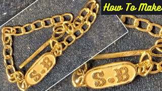 gold bracelet making | how to make gold bracelet |gold jewellery making |