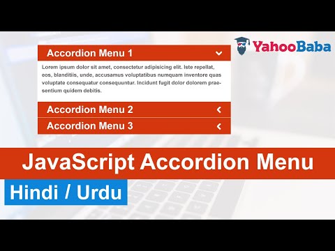 JavaScript Accordion Tutorial in Hindi / Urdu