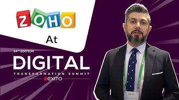 Testimonial from Ali shabdar | Zoho | 14th Edition Of Digital Transformation Summit Saudi Arabia