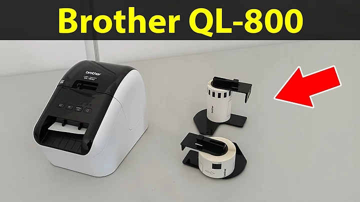 Brother QL-800 – Label Printer – DK-11201 Label Roll vs. DK-22205 Label Tape (thermal paper rolls)