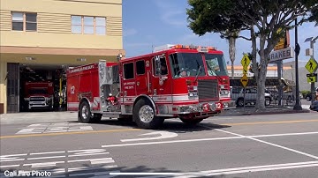 LAFD Engine 12 Responding