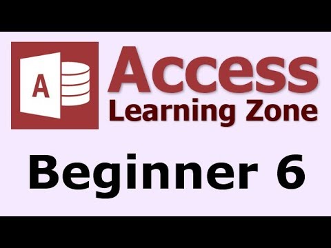 Microsoft Access Beginner Level 6 - Introduction