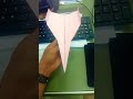 Paper origami plane that flying far #shorts #paperplane #paper #paperairplane #diy #papercraft