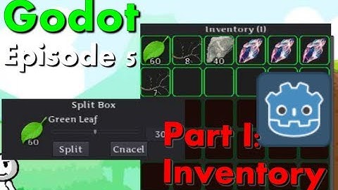 The Perfect Game Ep5.1 [Inventory, the UI] Godot