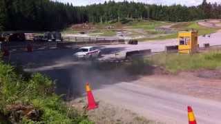 Opel Ascona rallying - Backasprinten 2013, Sweden