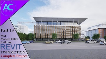 MM Modern Office Building | Part 13 | Complete Step By Step Project | Revit and Twinmotion Tutorial