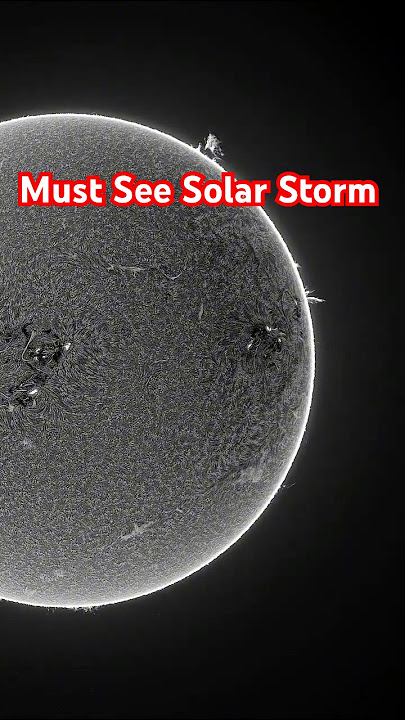 Incredible Solar Storm | Amazing Solar Timelapse